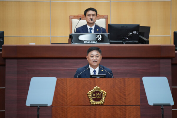 김정기 도의원 5분 발언