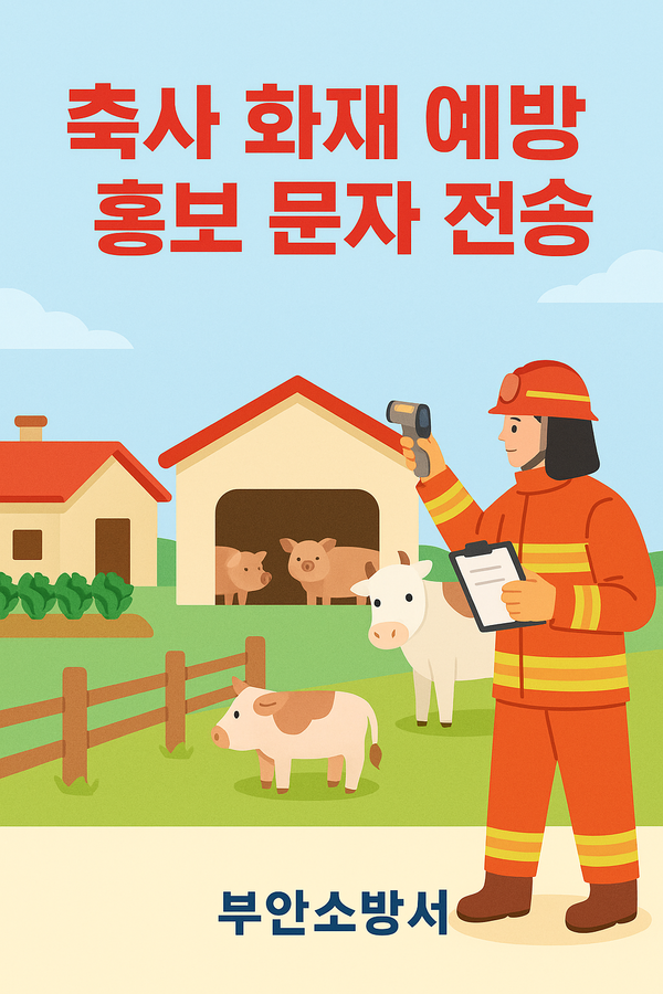 부안소방서, 축사 화재 예방 총력 대응